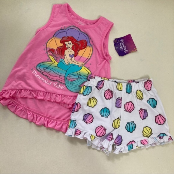 Disney Other - Disney Ariel cute shorts set